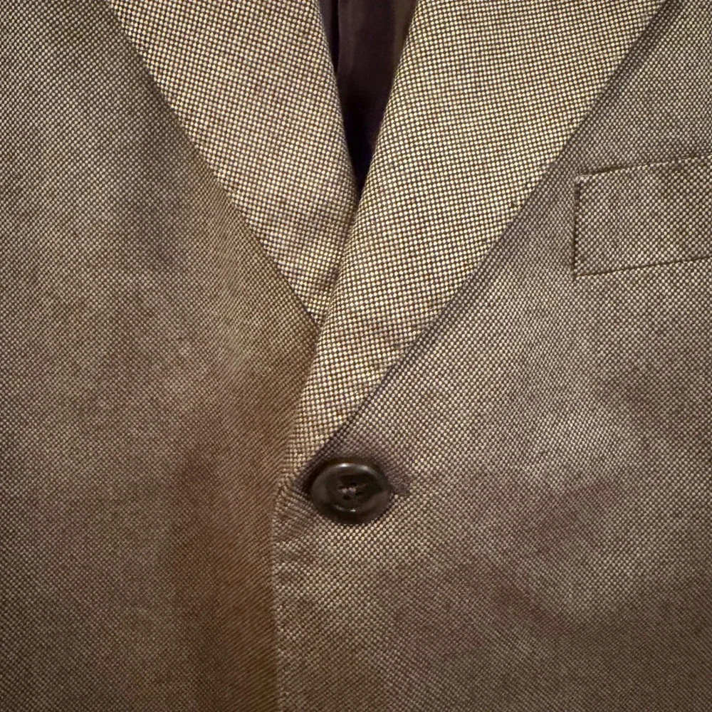 Arnold‎ Brant Classic Bamboo Blazer Sport Coat Men's 42R Brown Business Casual